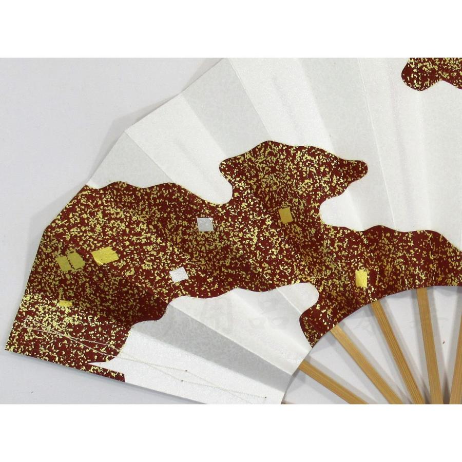 舞扇子 雲 茶 白 白竹骨 箱なし : おどり用品の扇寿 Yahoo!店 - 通販