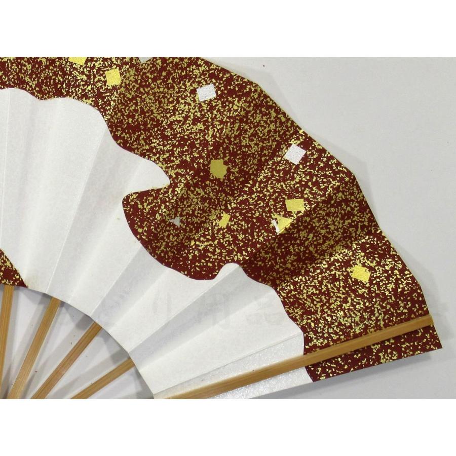 舞扇子 雲 茶 白 白竹骨 箱なし : おどり用品の扇寿 Yahoo!店 - 通販
