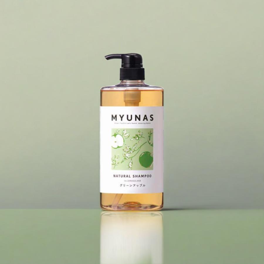 ミュナス ナチュラル シャンプー&トリートメント セット 5種 1L 傷んだ