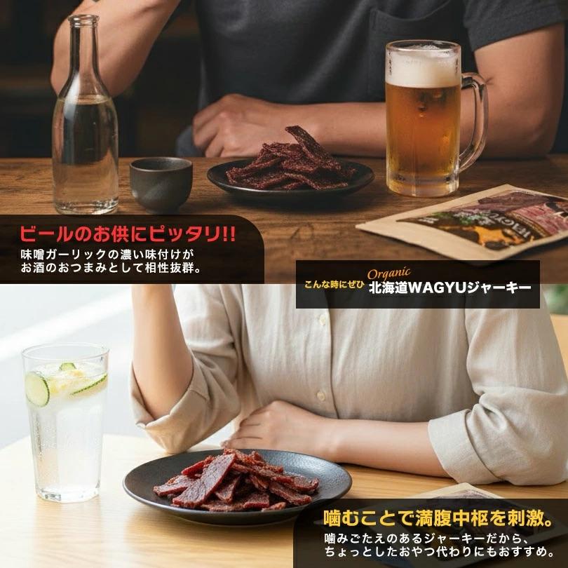 北海道WAGYUジャーキー 35g 4個セット 送料無料 北海道 和牛 ビーフ