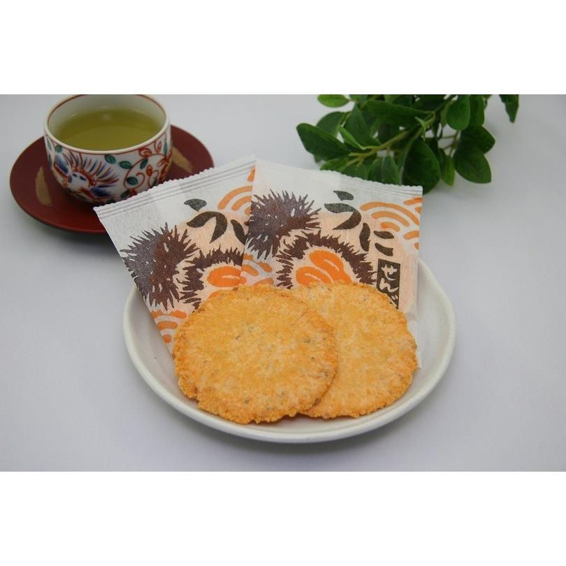 ムロタ 北海うにせんべい(2枚×3袋)×2個セット 送料無料 メール便 北海道 せんべい おつまみ お土産 お菓子 銘菓 ギフト お茶請け 父の日 母の日 お中元|senka-land|02