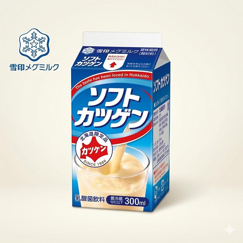 めるたん様　剣先5枚入約133g 、約146g、約155g 、約160g 雪印 ソフトカツゲン 300ml 北海道 限定 ご当地 乳酸菌飲料