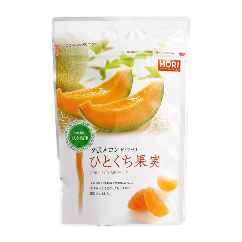 HORI(ホリ) 夕張メロンピュアゼリー ひとくち果実 (夕張産) 12個入 5個