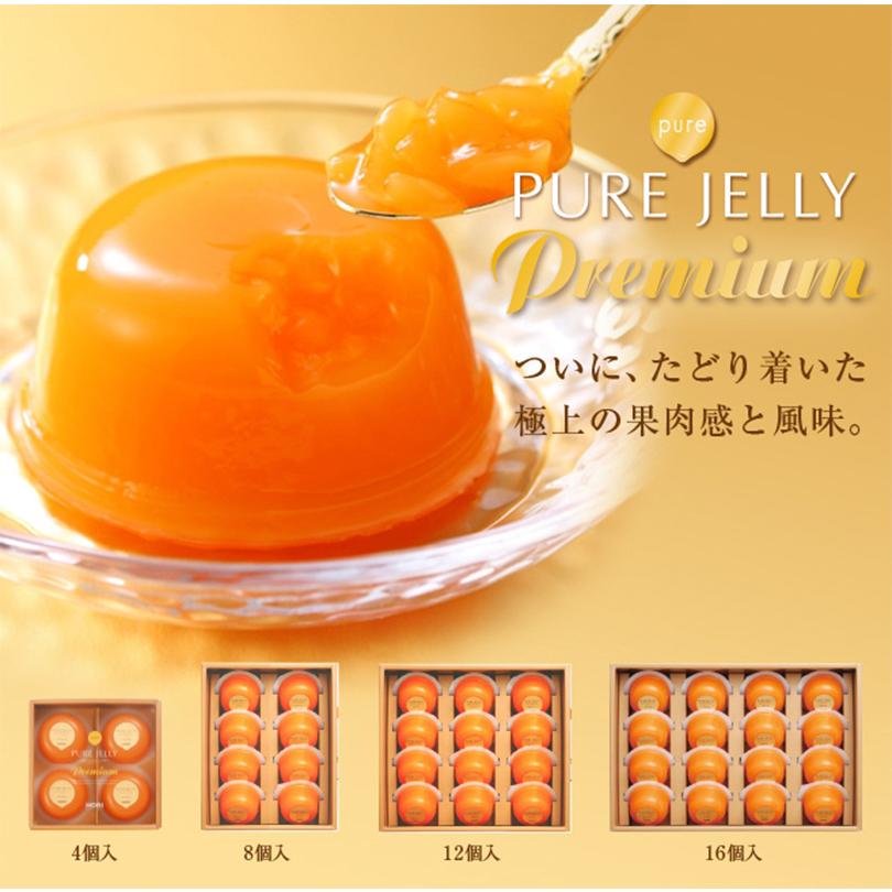 HORI(ホリ) 夕張メロンピュアゼリー プレミアム 4個入×3個セット 送料