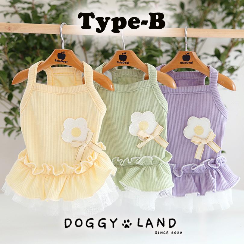 犬服 ドッグウェア キャミソール フリフリ ワンピース ドレス 犬