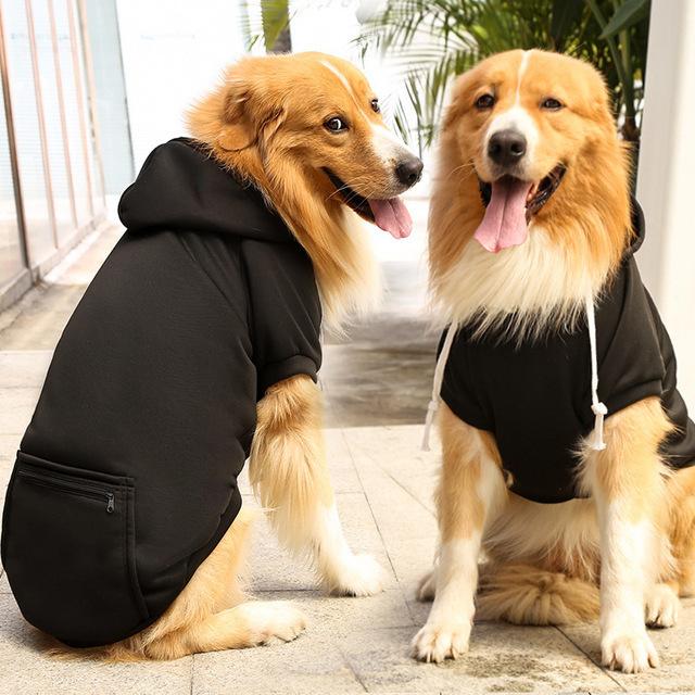 犬服 ドッグウェア チャック付き 無地 パーカー 犬 服 犬の服 ドギー