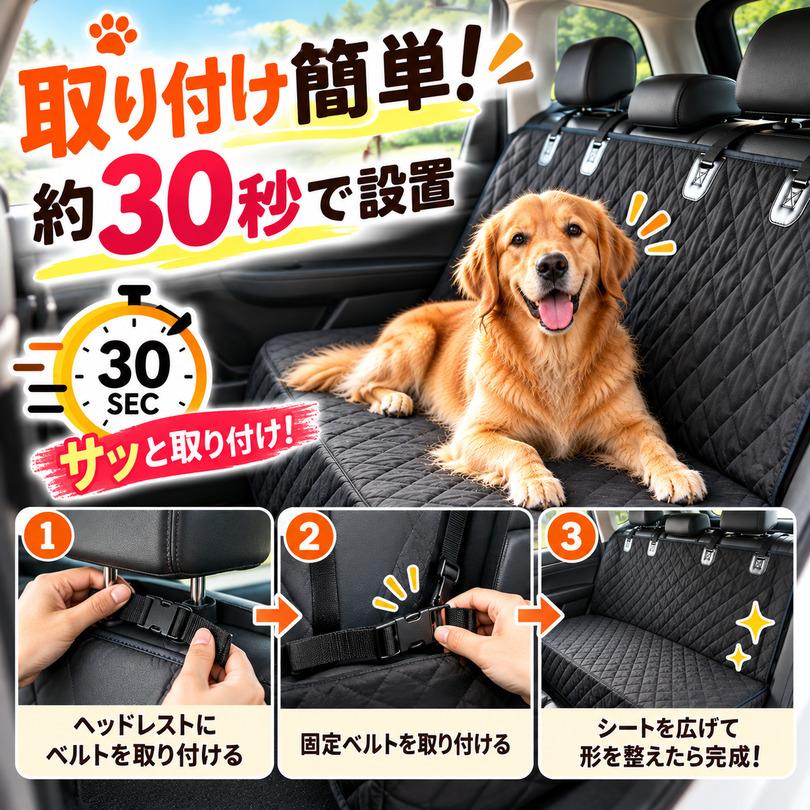 送料無料 ドライブシート 犬 猫 ペット用 後部座席 【137cm×101.7cm