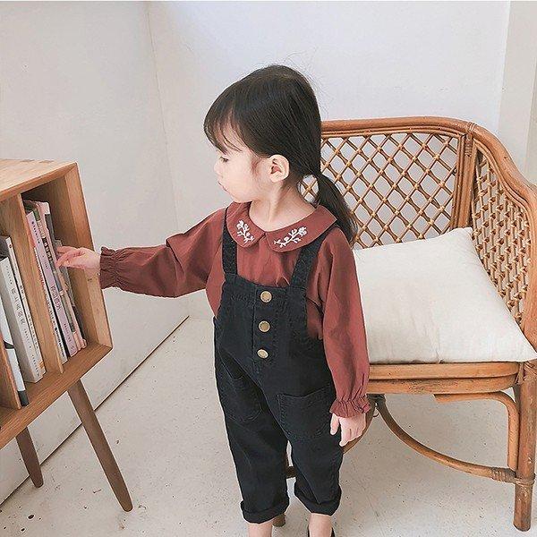 ベビーキッズオーバーオール サロペット ロンパース つなぎ おそろい リンクコーデ 双子コーデ 73 80 90 100 110cm アイボリー ブラック Bo0123 Senkei 通販 Yahoo ショッピング