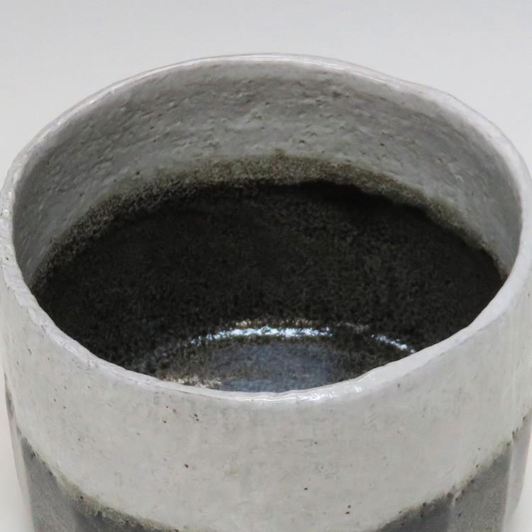 茶道具 楽茶碗(らくちゃわん) 楽茶碗 本阿弥光悦作 白片身替 茶道具 楽茶碗(らくちゃわん) 楽茶碗 本阿弥光悦作 白片身替