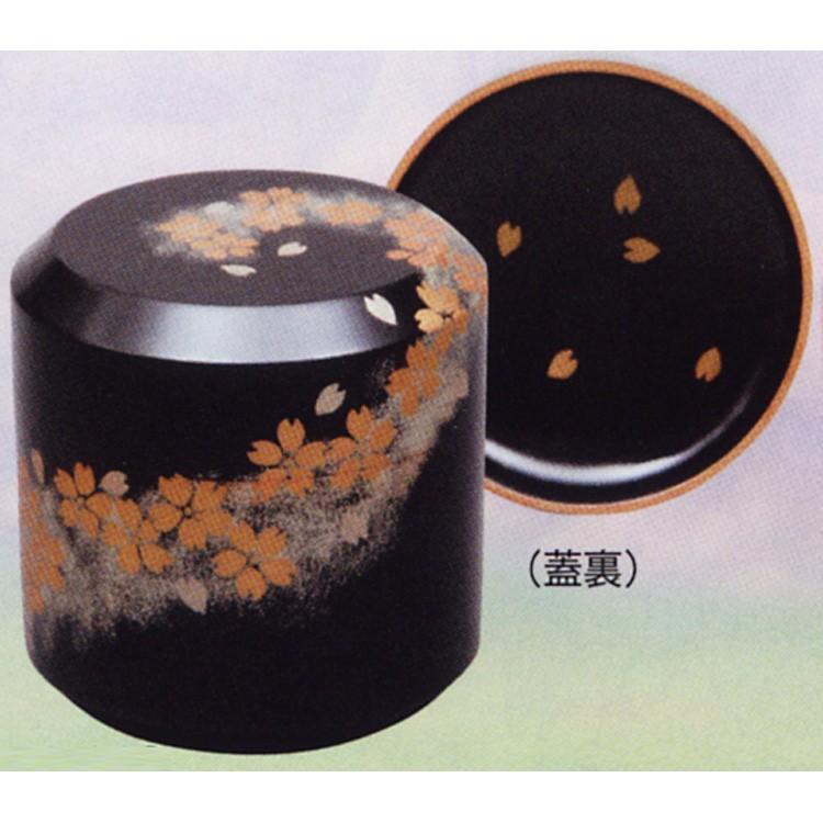 茶道具 茶道 棗 抹茶 送料無料 雪吹棗 神代塗 桜吹雪蒔絵 中村湖彩 ...