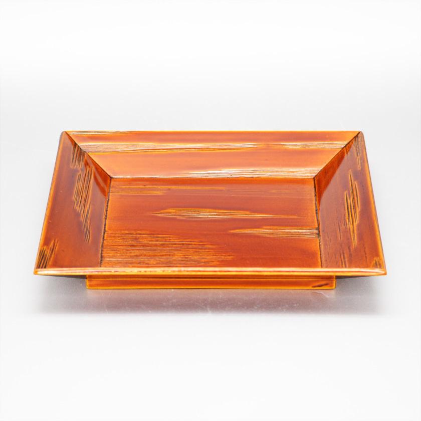 茶道具 菓子器（かしき） 飛騨春慶塗 干菓子器 無地 春次