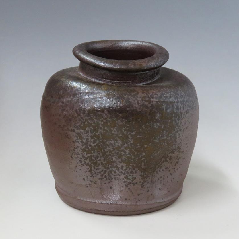 茶道具 花入（はないれ） 蹲花入（うずくまる） 備前 陶峰 : 106043 