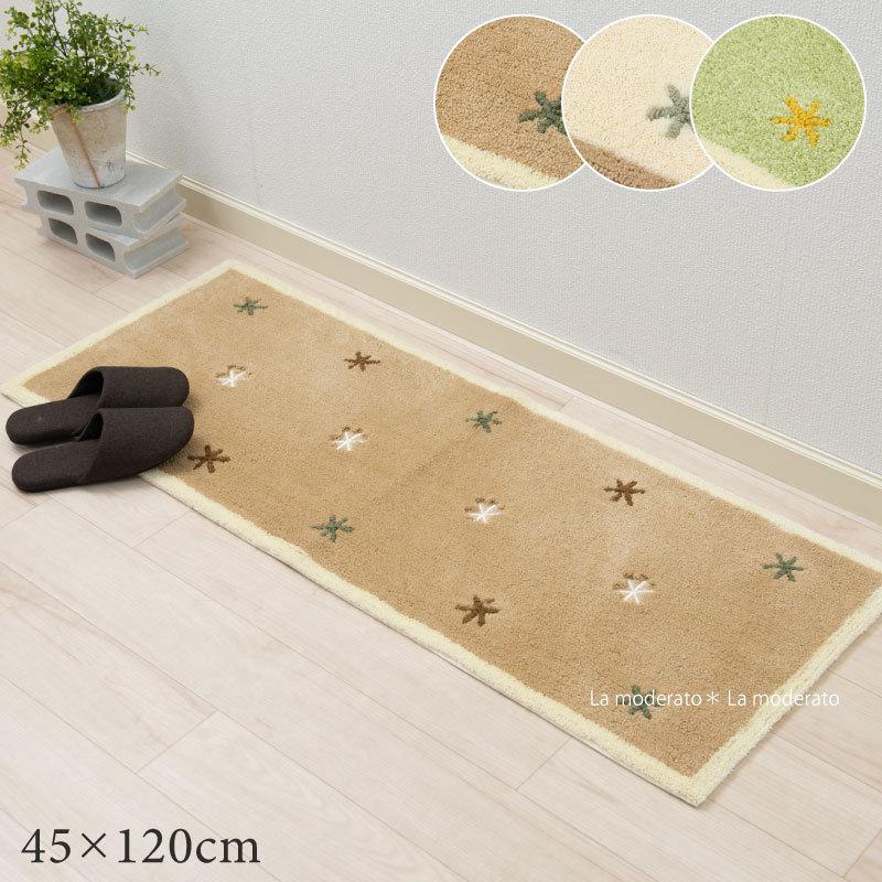 キッチンマット おしゃれ 洗える 滑りにくい ニューミリオンスター2 約45 1cm センコー Nbk 318 Lamoderato生活雑貨と マットのお店 通販 Yahoo ショッピング