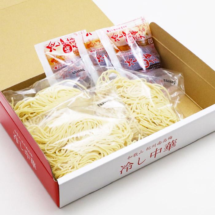 和歌山 紀州南高梅冷やし中華(3食) : 千客麺来・久保田 - 通販 - Yahoo