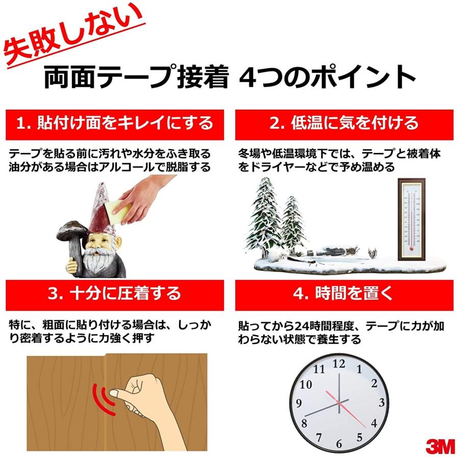 3M 車用両面テープ 2枚 強力両面テープ 車輛用 幅5mm×長さ3m×厚さ0.8mm