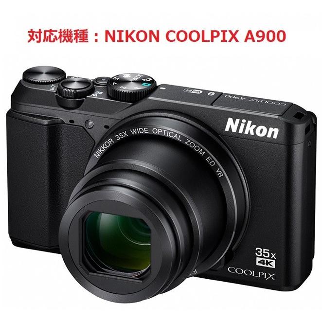 WASHODO Nikon COOLPIX A900 コンパクトカメラ用 合成革製 収納保護 