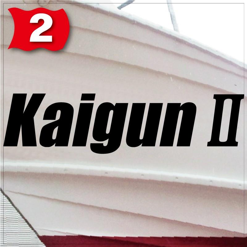ゴシック系「８文字」275x1100(縦横mm) 左右舷２枚セットの画像