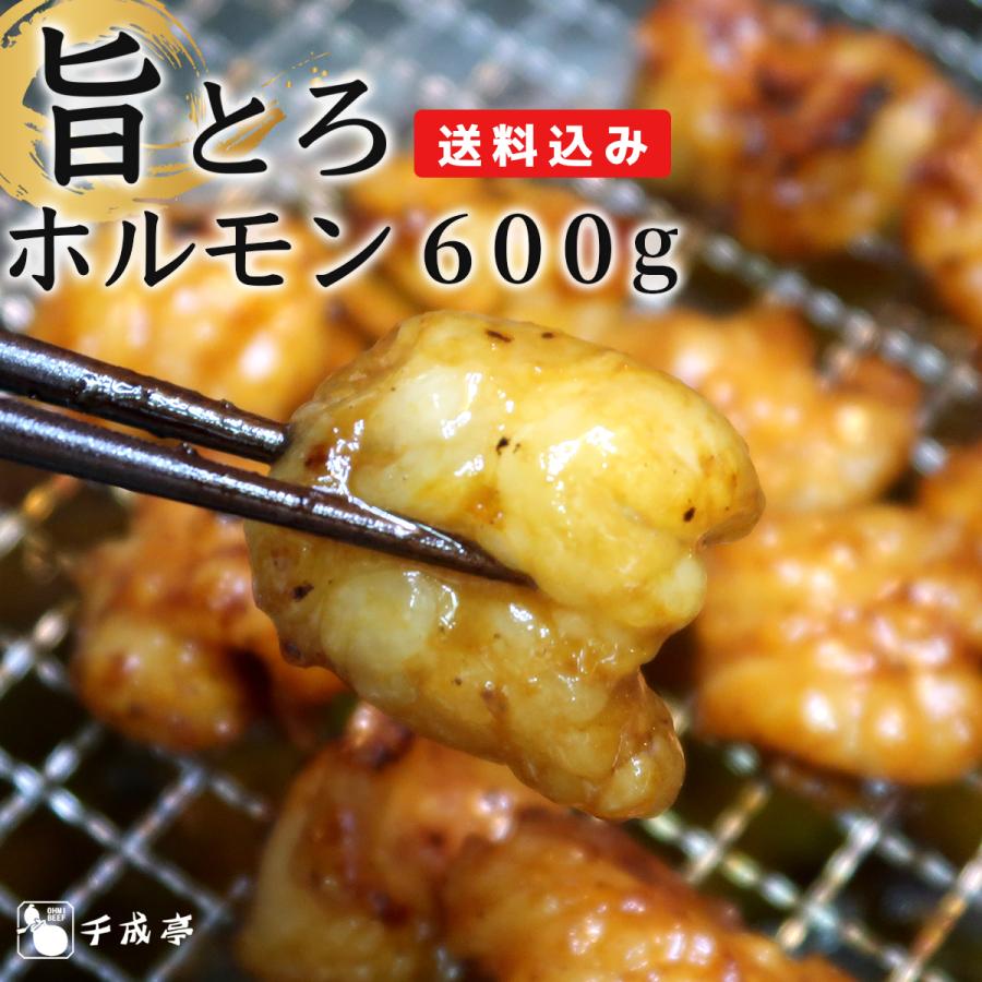 【送料込み】近江牛 旨とろ ホルモン（小腸）600g（200g×3パック）味付け（味噌ダレ）冷凍 の商品画像