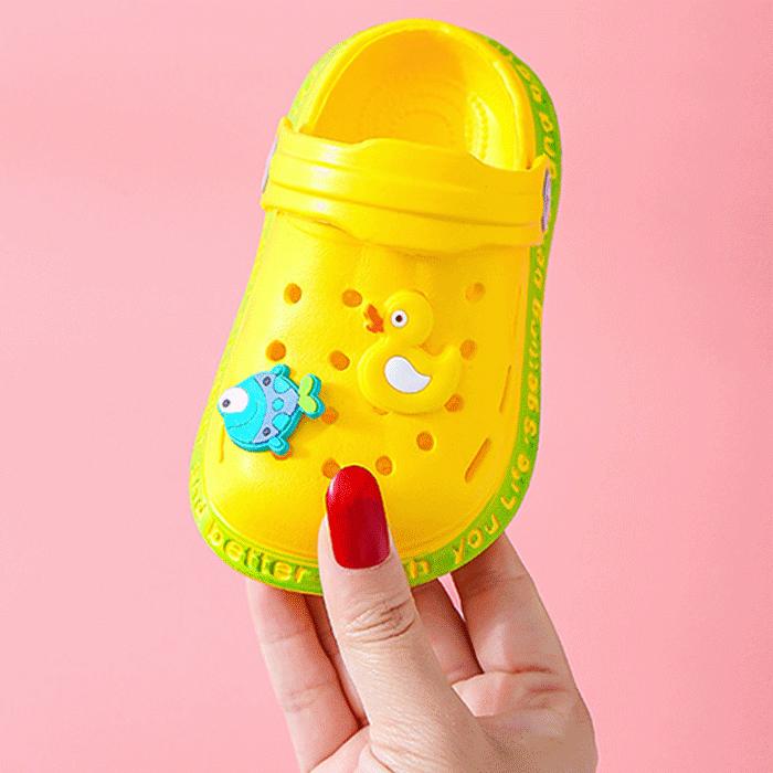 ベビー キッズ 幼児 女の子 男の子 サンダル クロックス 海 プール 靴 イラスト 子供用 着脱しやすい 草履 シューズ スリッパ 軽量 Eva 子供サンダル 登場大人気アイテム