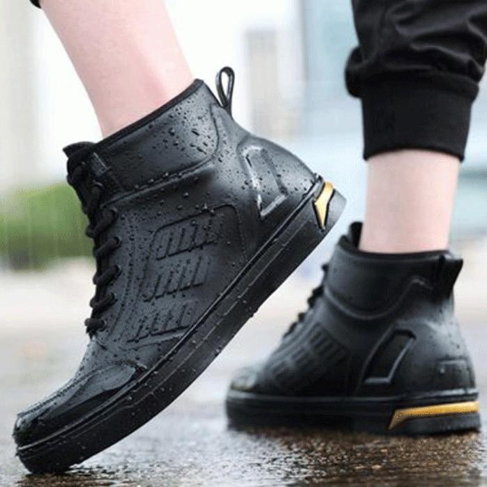 レインブーツ メンズ 男性 男性用 レインシューズ おしゃれ ブーツ ショート 丈 防水 長靴 雨 軽量 通勤 通学 誕生日 プレゼント スニーカー M00rain07 Minaha 通販 Yahoo ショッピング