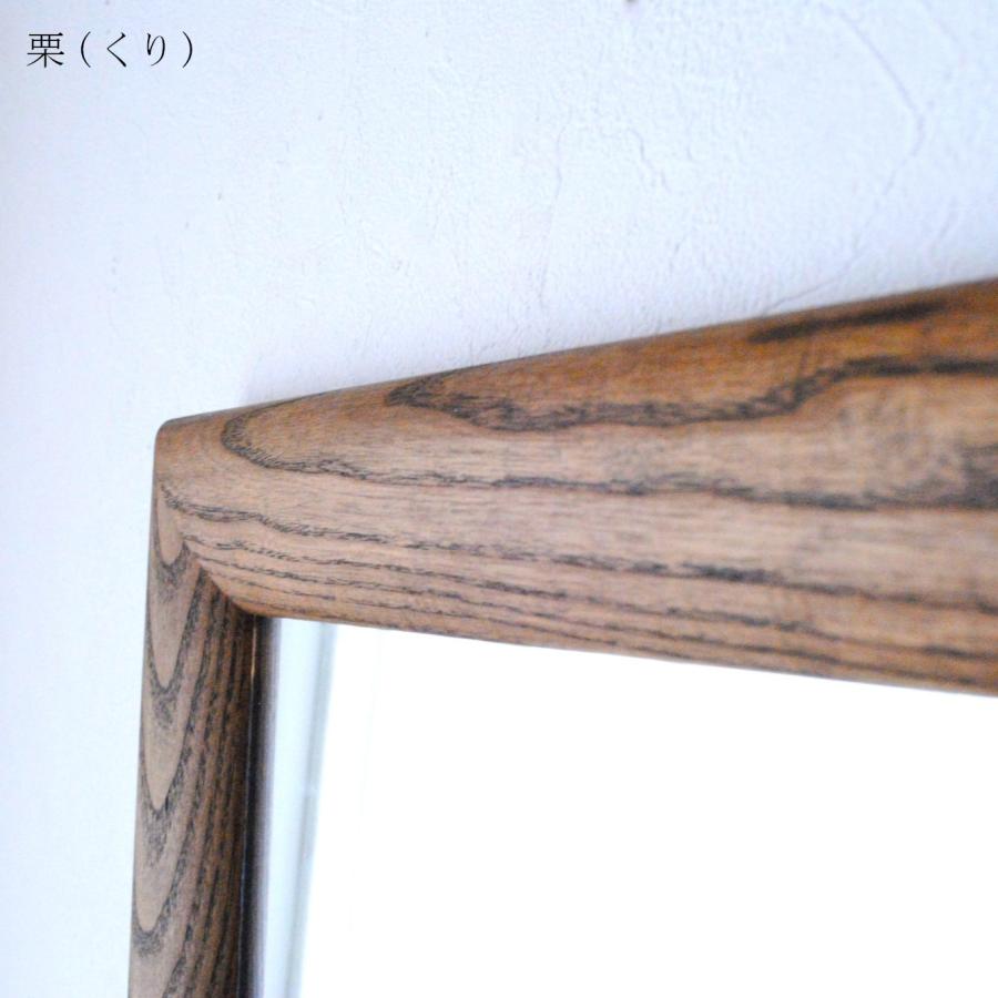 ソル　80x180cm　ホワイトアッシュ材　全４色　姿見　立てかけミラー　全身鏡_7