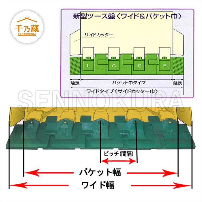 ツース盤(平爪) 縦ピン 25S 5枚セット バケット幅 : 建機部品販売 千 