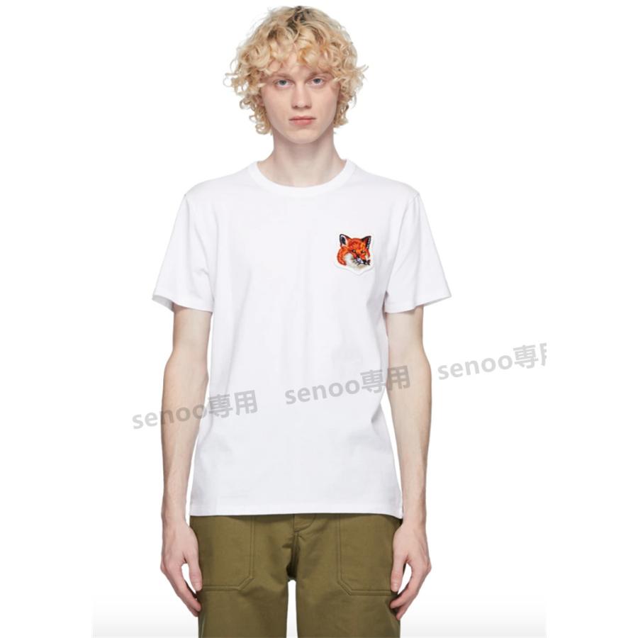 お客様満足度no 1 Maison Kitsune 21ss Fox Head Patch 半袖tシャツ 公式 数量は多 Lamaduninatrattoria Com Br