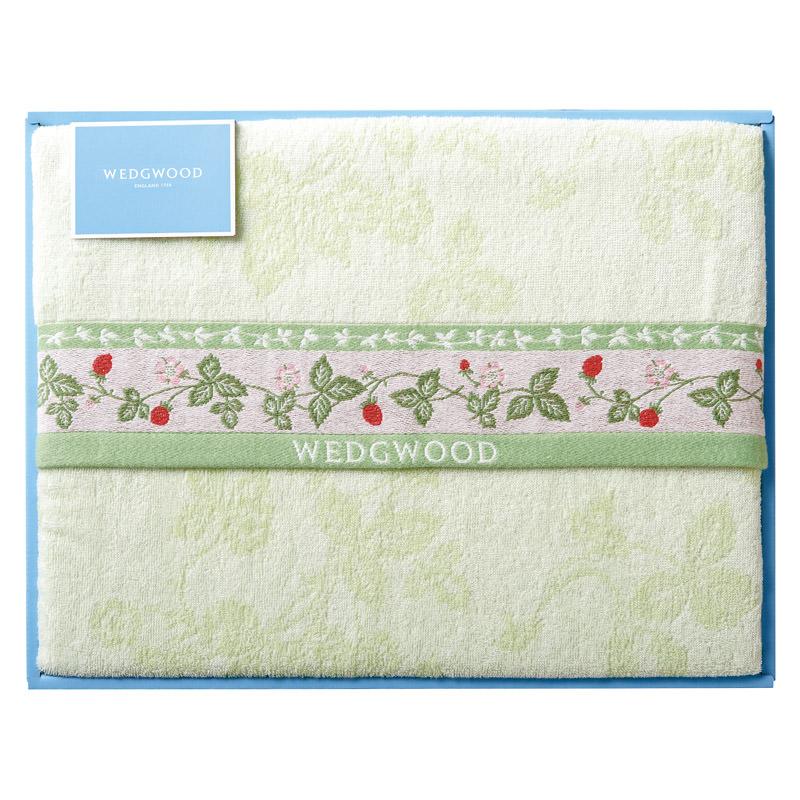 ウェッジウッド ワイルドストロベリー タオルケット グリーン
