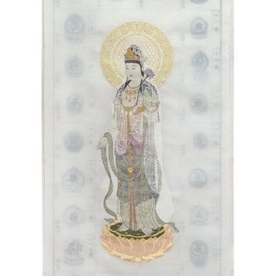 西国三十三所 納経軸 本金西陣織観音 お遍路用品/巡礼用品 : 株式会社