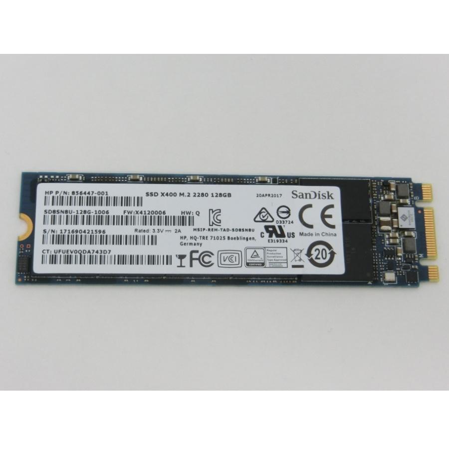SanDisk 動作確認済品 SSD X400 M.2 128GB 中古内蔵 SSD128G SanDisk 動作確認済品 SSD X400 M.2 128GB 中古内蔵 SSD128G
