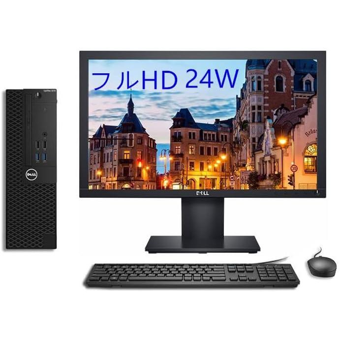 OptiPlex 爆買 整備済み品 中古DELLデスクトップパソコン＋24型FHD液晶