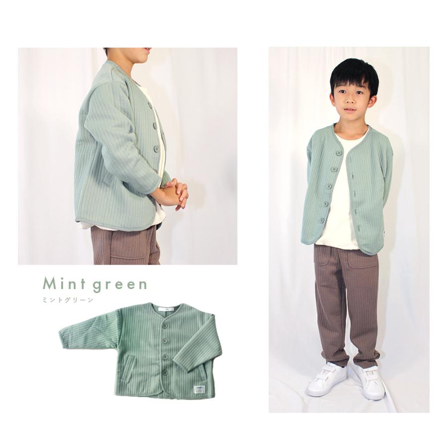 ラインキルトノーカラージャケット/子供服 キッズ ガールズ 男の子 女の子 op10 |  | 05