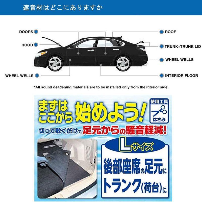 海外最新 Powerworks 車の防音マット 制振シート 防音フォームパネル ロードノイズの低減 仕様800mm 460mm 2mm 2枚入れ 汎用 新発 Turningheadskennel Com