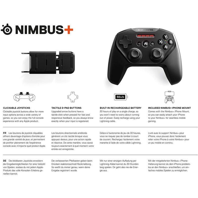 Steelseries ワイヤレスゲーミングコントローラー Nimbus Mfi認証 Iphone Ipad Mac Apple Tv対応 Senriume 通販 Yahoo ショッピング