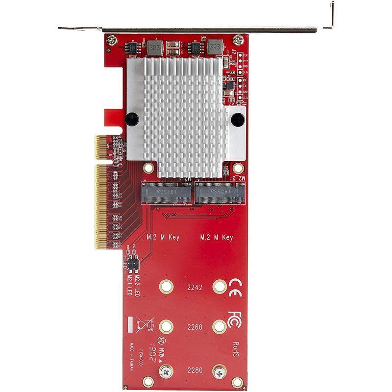 売れ筋がひ！ SSDとPCIe NVMe PCIe x8接続デュアルM.2スロット増設変換カード PCIe StarTech.com AHCI S M.2  拡張カード - pathwaysfl.org