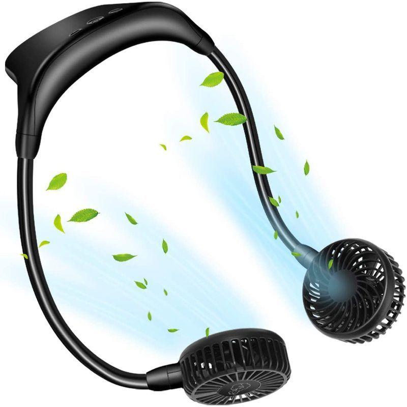 売れ筋がひ 携帯扇風機 首かけ扇風機 Fan Socool Usb充電式 3段階風量調節ミニ 最大22時間連続使用 5000mah電池内蔵 360度調節 扇風機 サーキュレーター Www Fattoriabacio Com
