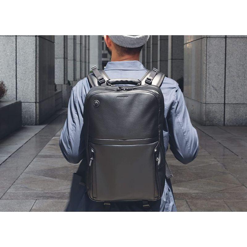 最高級 メンズ 本革 防水 雨にも強い ビジネス Broski Pcバック おしゃれ にも便利 多機能 旅行 出張 大容量 バックパック リュック ビジネスリュック Tudodoporco Com Br