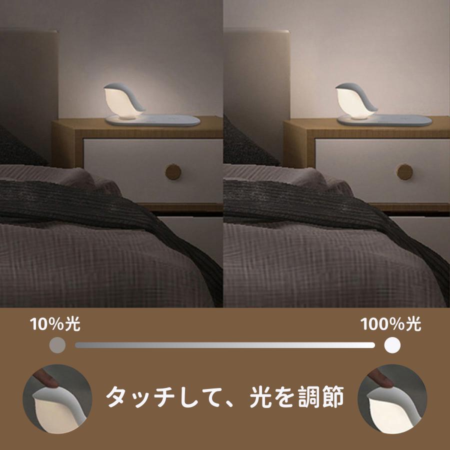 Philips フィリップス　テーブルランプ　卓上ライト　LED　ワイヤレス充電器　PHILIPS　ペンギン　デスクライト　ベッドサイドランプ タッチ可能　USB充電式 | Philips | 01