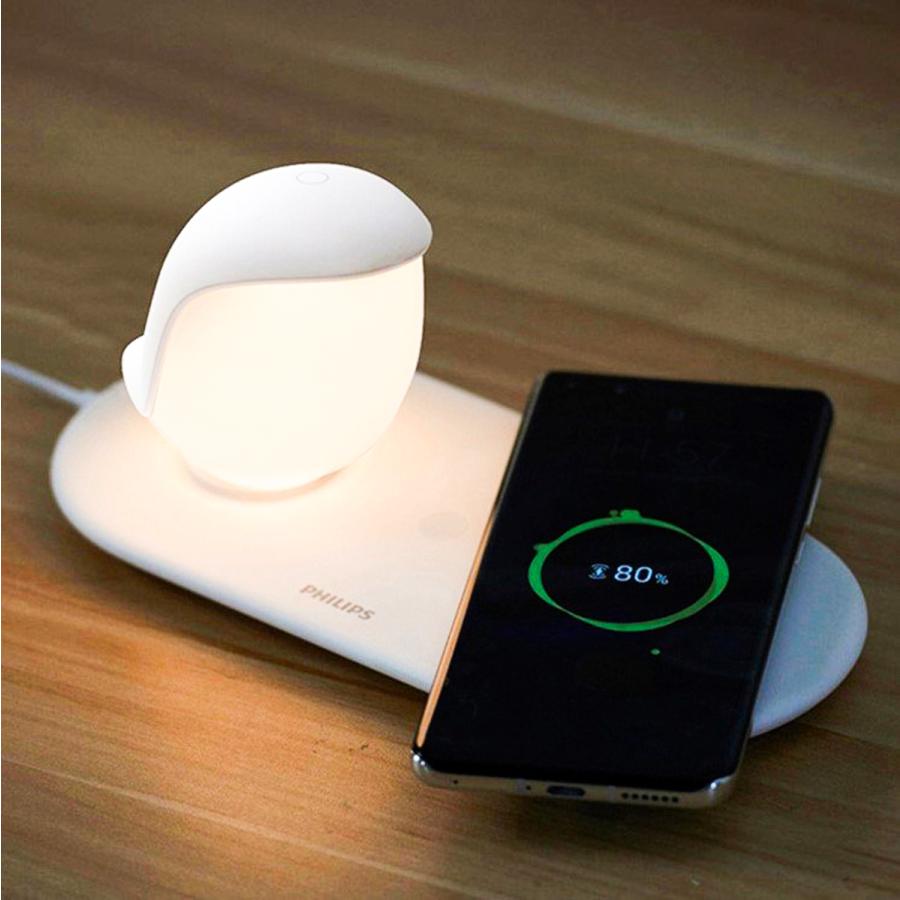Philips フィリップス　テーブルランプ　卓上ライト　LED　ワイヤレス充電器　PHILIPS　ペンギン　デスクライト　ベッドサイドランプ タッチ可能　USB充電式 | Philips | 06