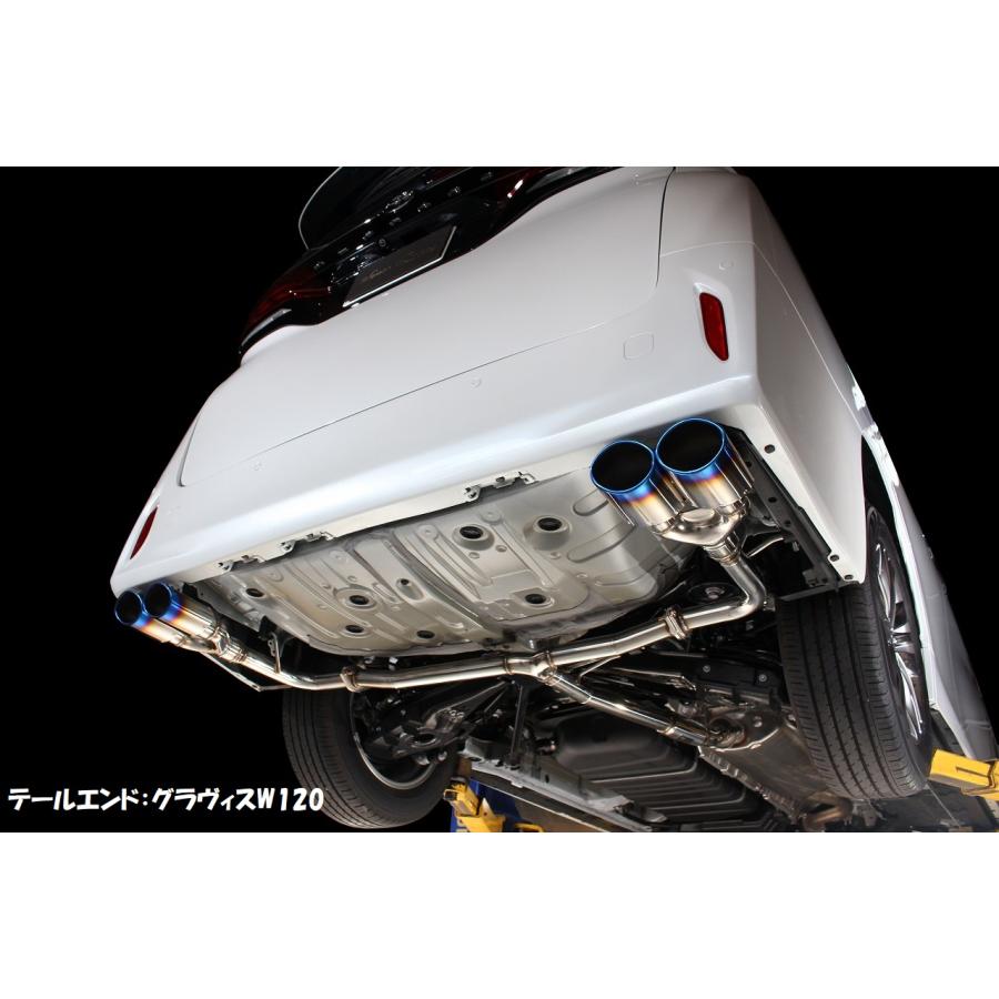 センスブランド AGH40W 40アルファード 2.5L グラヴィスW120 4本出し