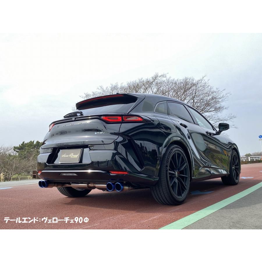 センスブランド AZSH36W クラウンスポーツ ヴェローチェ90Φ 4本出し