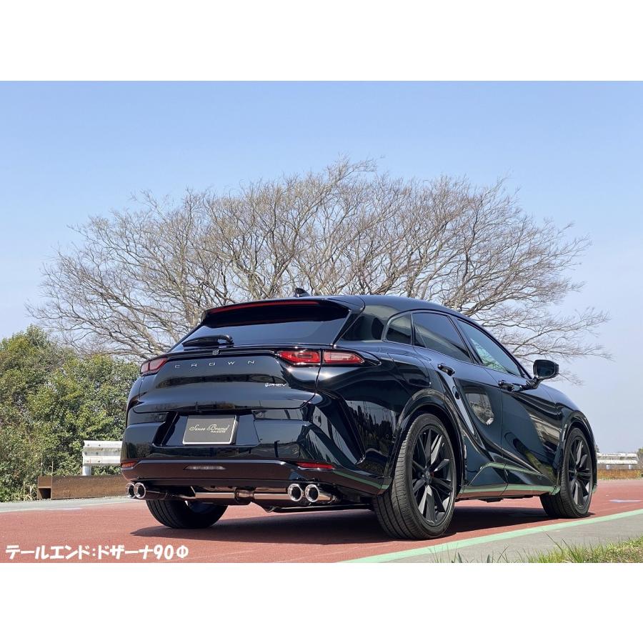 センスブランド AZSH37W クラウンスポーツ PHEV ドザーナ90Φ 4本出し