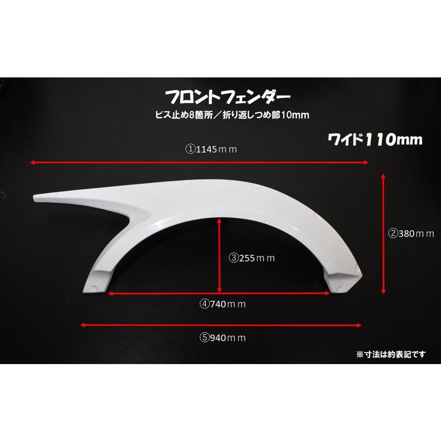 センスブランド BIGセダン用 汎用 オーバーフェンダー レーシング