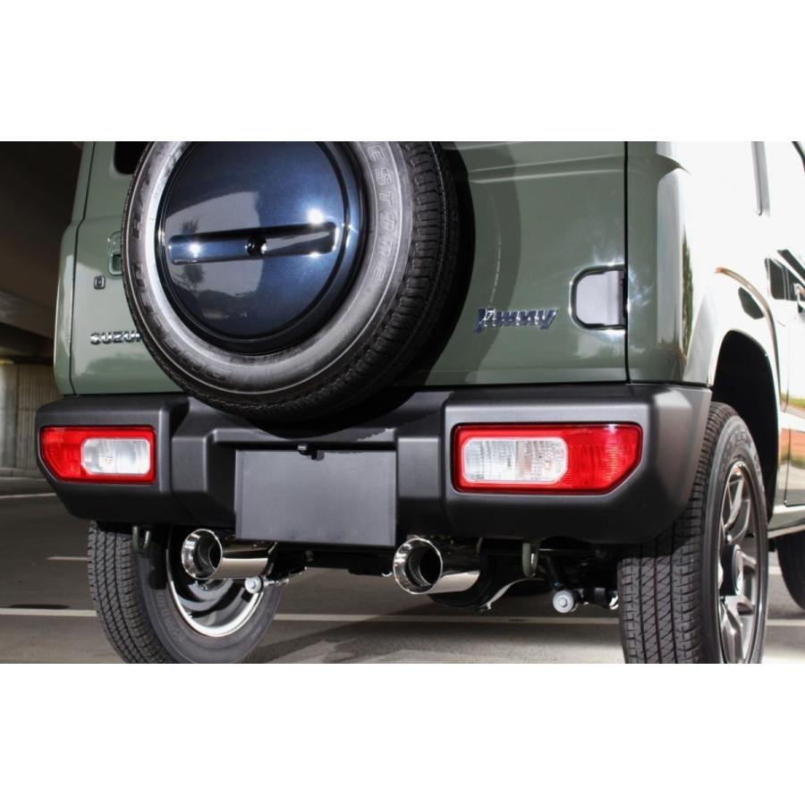 JB64W ジムニー 車検対応マフラー チタンテール ヴェローチェ センス