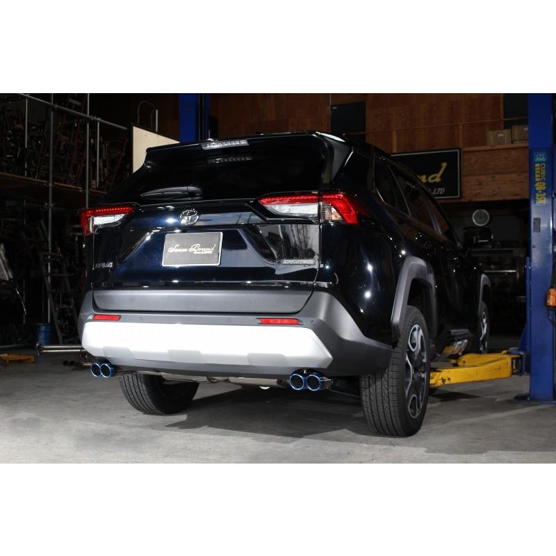 50系RAV4 ガナドールマフラー チタンテール ガソリン車 - 外装、車外用品