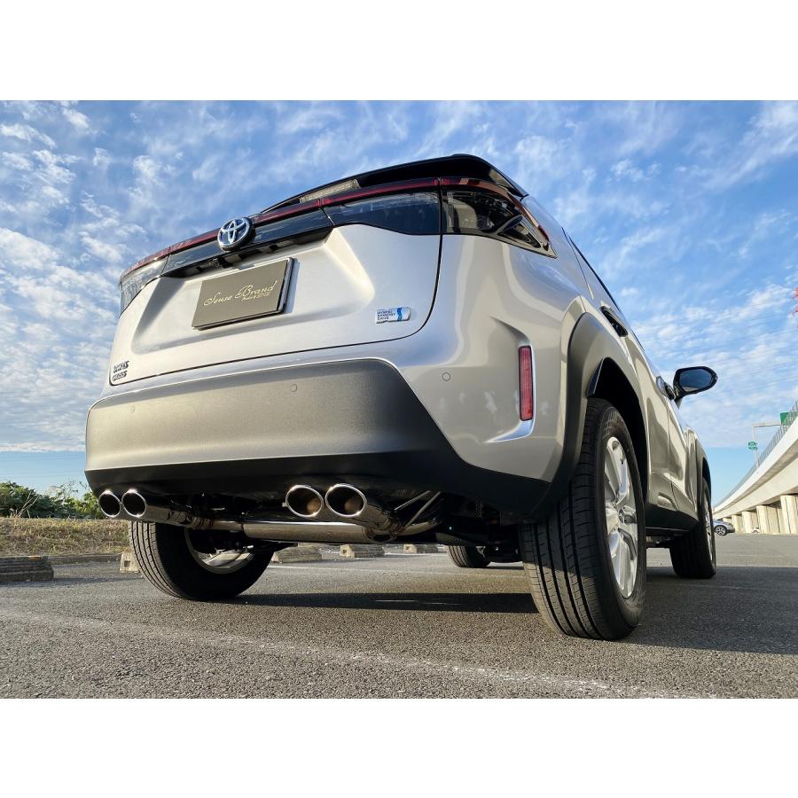 センスブランド ヤリスクロス ハイブリッド 2WD W110オーバル4本 センスブランド ヤリスクロス ハイブリッド 2WD W110オーバル4本