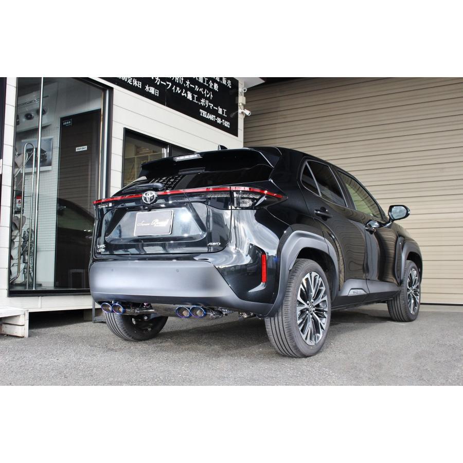 センスブランド ヤリスクロス ハイブリッド 4WD チタン風W110オーバル4 