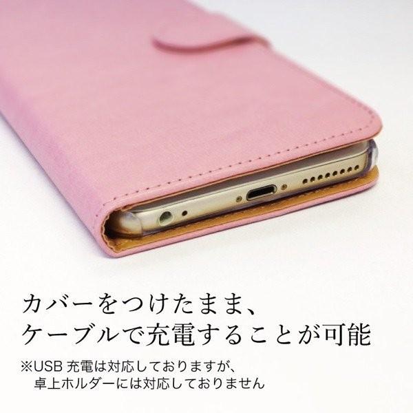 iPhone7 Plus スマホケース 手帳型 ケース おしゃれ かわいい ギンガムチェック｜sensense｜09