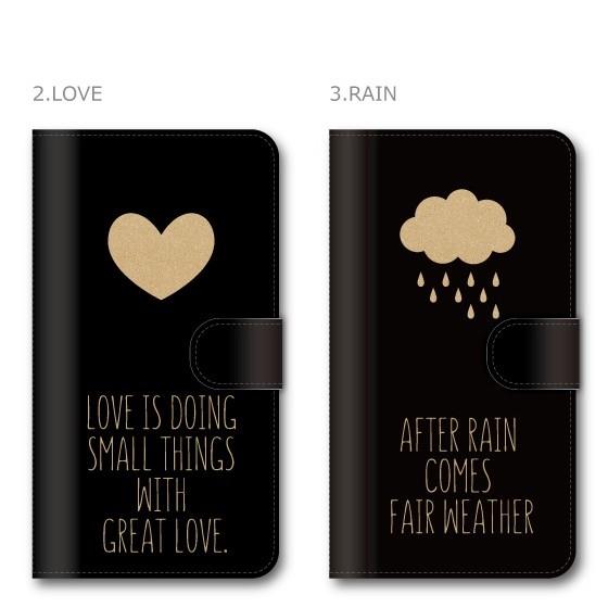 sharp シンプルスマホ スマホケース 手帳型 全機種対応 かわいい おしゃれ ブランド 大人女子 本革調 レザー 薄型 パターン柄 ブラック | SHARP | 06