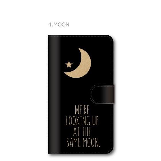 sharp シンプルスマホ スマホケース 手帳型 全機種対応 かわいい おしゃれ ブランド 大人女子 本革調 レザー 薄型 パターン柄 ブラック | SHARP | 07